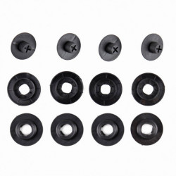 Kruhová fixácia so skrutkou na autokoberce