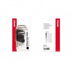 Kľúče IMBUS krátke 125mm 9 ks