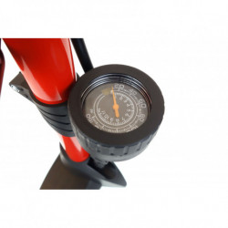 Ručná kovová hustilka s manometrom PU02