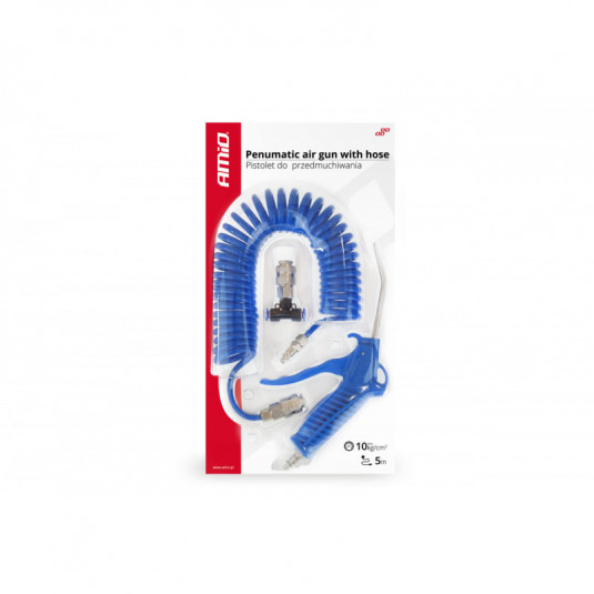 Pneumatická hadica s pištoľou a koncovky 10ATM