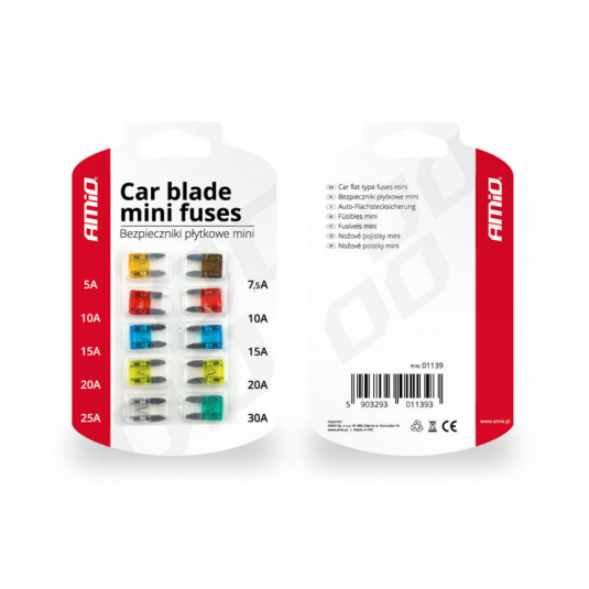 Autopoistky 10ks blister Mini