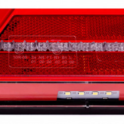 Svetlo zadné združené LED dynamické ĽAVÉ RCL-04-L