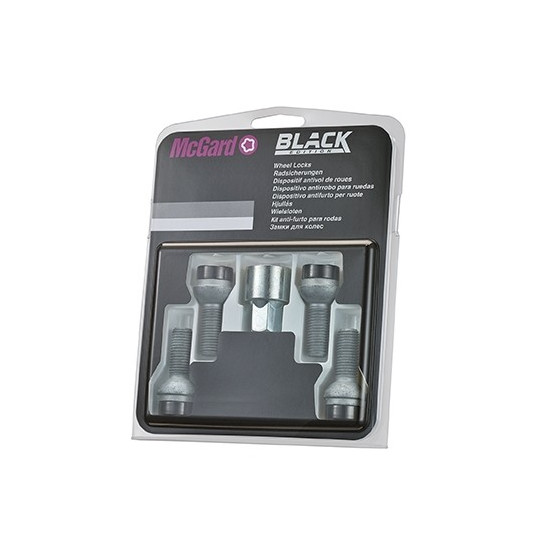 Bezpečnostné šróby McGard M14x1,5x26,7mm R13 BLACK EDITION