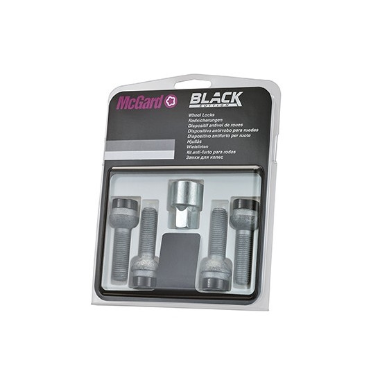 Bezpečnostné šróby McGard M14x1,5x45mm R14 BLACK EDITION