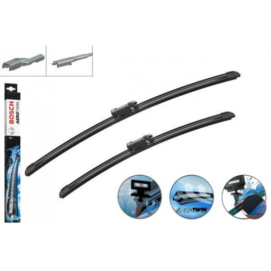 Stierače Bosch Aerotwin sada pre BMW Serie 1 [F20,F21] (09.11-19.) 550/450mm