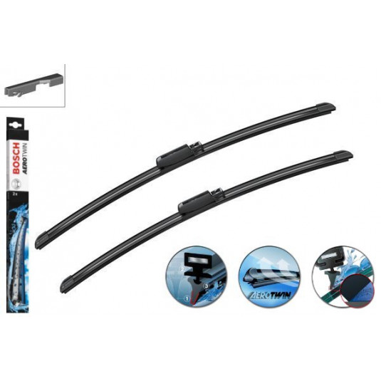 Stierače Bosch Aerotwin sada pre AUDI A6 [4F2,C6] (04.04-09.11) 555/555mm