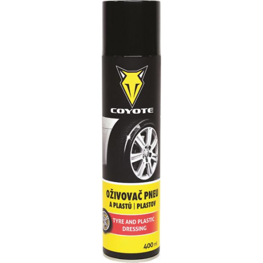Coyote Oživovač pneu a plastov 400ml