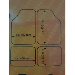 Univerzálna gumená sada autorhoží EVO