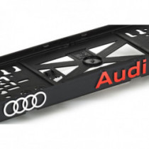 Podložka pod ŠPZ 3D AUDI červená