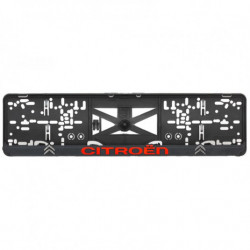 Podložka pod ŠPZ 3D CITROËN červená