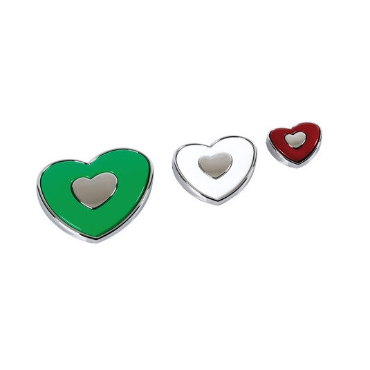 3D nálepka - srdiečká