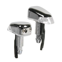 Tryska ostrekovača skiel svietiaca chróm 12 V