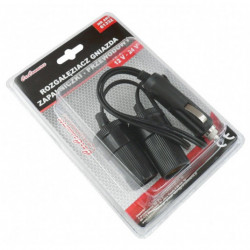 Predlžovací kábel a rozdvojka cigaretového zapaľovača