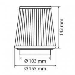 Športový vzduchový filter AF-8