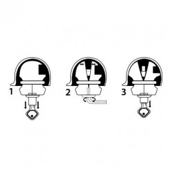 Zabezpečovacia guľa proti krádeži prívesného vozíka