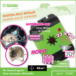 Plašič kún a hlodavcov do auta, ISOTRONIC