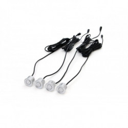 Asistenty parkovania TFT01 4,3 s kamerou HD-305 LED 4-senzorové strieborné