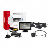 Asistenty parkovania TFT01 4,3 s kamerou HD-310 4-senzorové čierne Truck