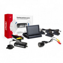 Asistenty parkovania TFT02 4,3 s kamerou HD-301-IR 4-senzorové čierne Truck