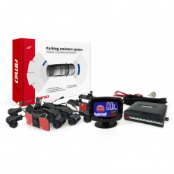 Sada parkovací asistent LED-GRAF 8 senzorov čierna vnútorná 16,5mm