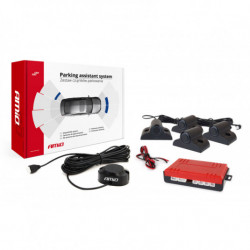 Asistenty parkovania so zvukovým signalizátorom/bzučiak 4-senzorové čierne TRUCK 19mm