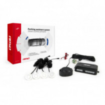 Asistenty parkovania so zvukovým signalizátorom/bzučiak 4-senzorové, biele