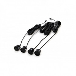 Asistenty parkovania so zvukovým signalizátorom/bzučiak 4-senzorové, čierne