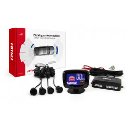 Asistenty parkovania LED-GRAF 4-senzorové, čierne Gold 18mm