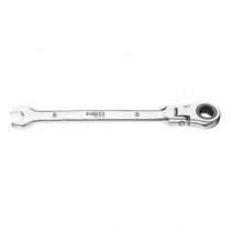 NEO Kombinovaný kľúč - plochý-očkový s kĺbom a račňou 19 x 250mm