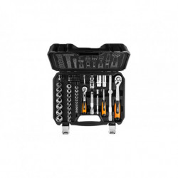 NEO Nástrčné kľúče 1/2, 1/4, súprava 73ks CrV