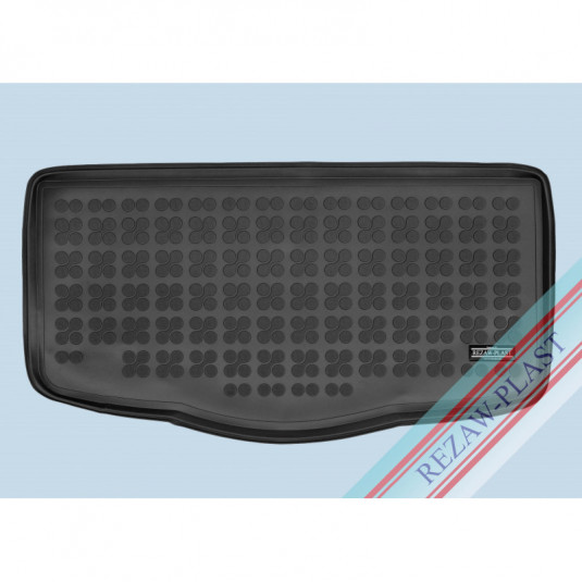 Gumová vanička do kufra TOYOTA AYGO X jedna podlaha v kufri, verzia s System Premium Audio JBL, so súpravou náradia (od 2022)