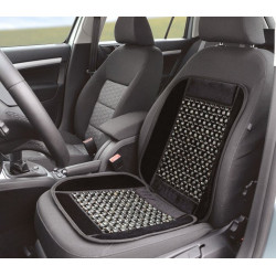 Poťah sedadla guličkový s lemom čierny 93x44cm