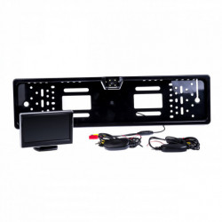 Cúvacia kamera v ráme špz (bez drôtovej) s 5-prstovým monitorom