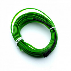 LED svetlovodný pásik 5m (zelená)