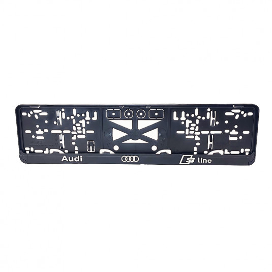Podložka pod ŠPZ 3D AUDI S LINE (elegant)