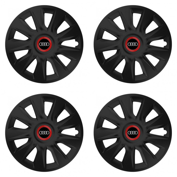 puklice pre  Audi 17 STRATOS RR black