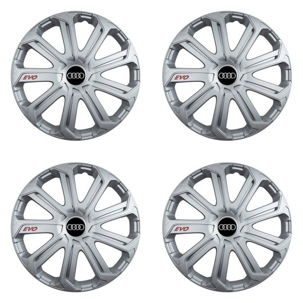 puklice pre  Audi 14 Evo silver
