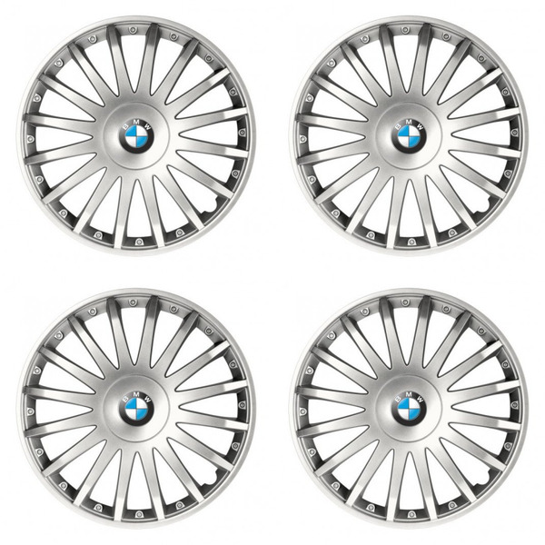 puklice pre BMW 15 CRYSTAL silver