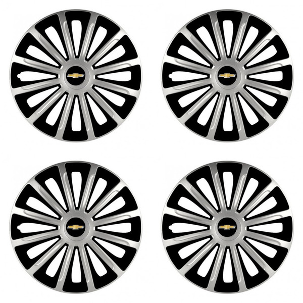 puklice pre  Chevrolet 16 TREND silver and black