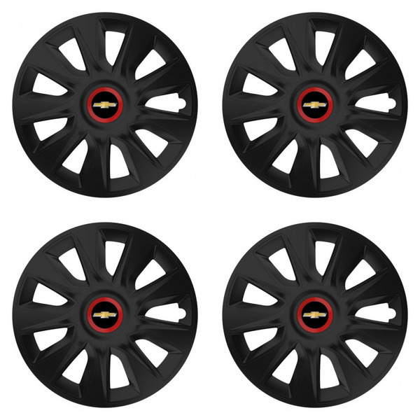 puklice pre  Chevrolet 14 STRATOS RR black