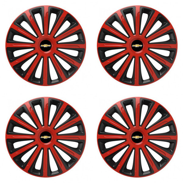 puklice pre  Chevrolet 16 TREND red and black