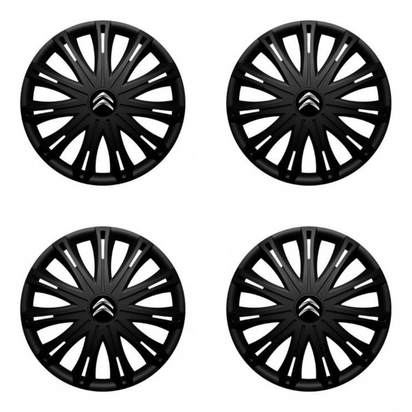 puklice pre  Citroen 14 SPARK BLACK1