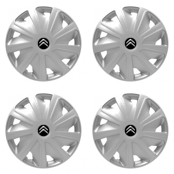 puklice pre  Citroen pre dodávky 15 Craft silver