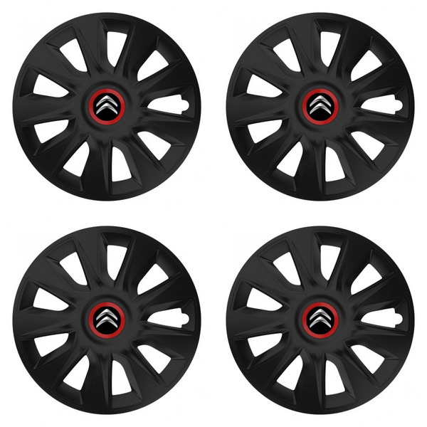 puklice pre  Citroen 17 STRATOS RR black