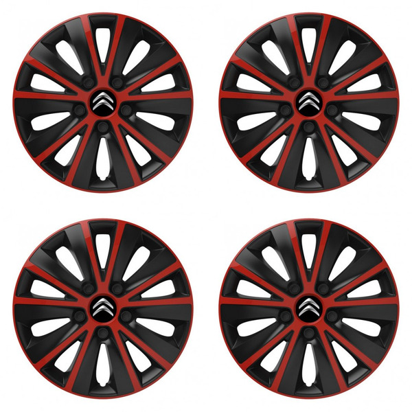 puklice pre  Citroen 14 RAPIDE red and black