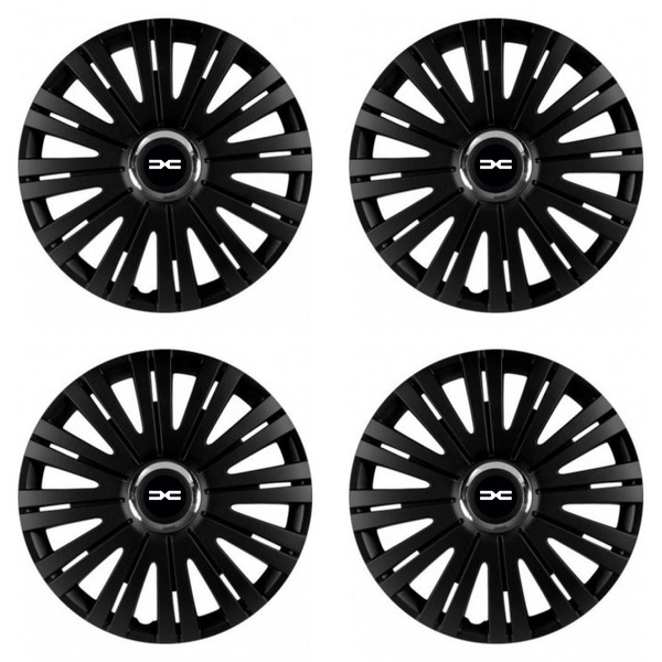 puklice pre  Dacia (nové logo) 14 ACTIVE RC BLACK