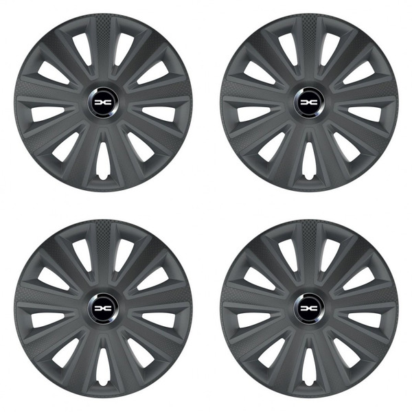 puklice pre  Dacia (nové logo) 14 Aviator carbon RC grafite