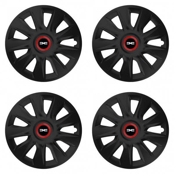 puklice pre  Dacia (nové logo) 14 STRATOS RR black