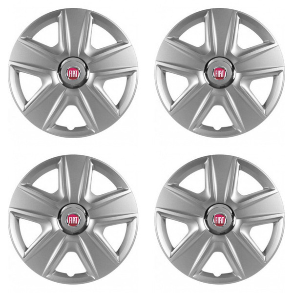 puklice pre  Fiat (červené) 14 ESPRIT RC