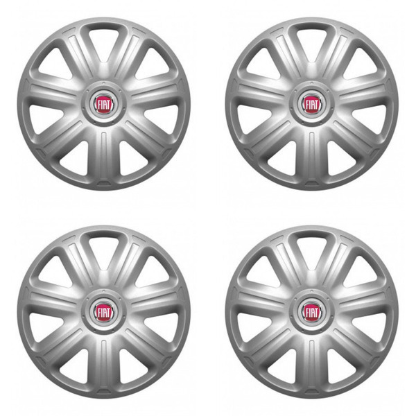 puklice pre  Fiat (červené) 14 COMFORT